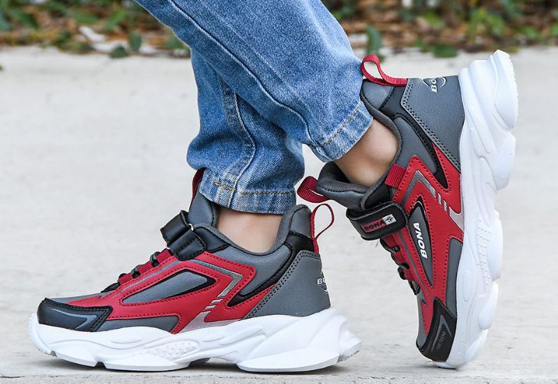 Buty Do Biegania Dla Chłopców Liam - Szary