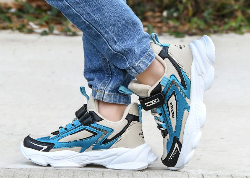 Buty Do Biegania Dla Chłopców Liam - Szary
