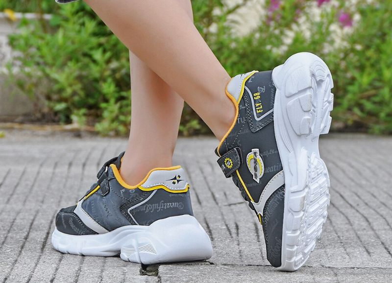 Buty Do Biegania Dla Dzieci Romelu Dla Obu Płci - Szary