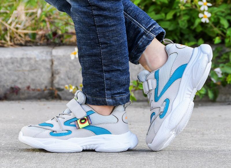 Buty Do Biegania Manuel Dla Chłopców - Szary