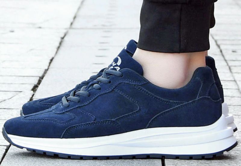 Buty Do Biegania Rick Męskie Suede - Niebieski