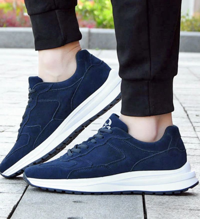 Buty Do Biegania Rick Męskie Suede - Niebieski