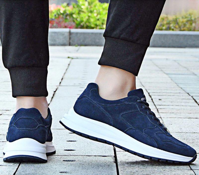 Buty Do Biegania Rick Męskie Suede - Niebieski