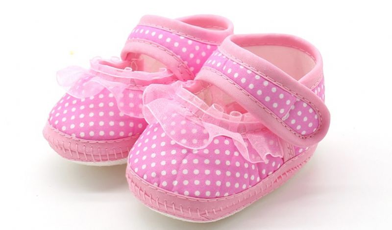 Buty Elvira Baby Dziewczęce Płaskie - Różowy
