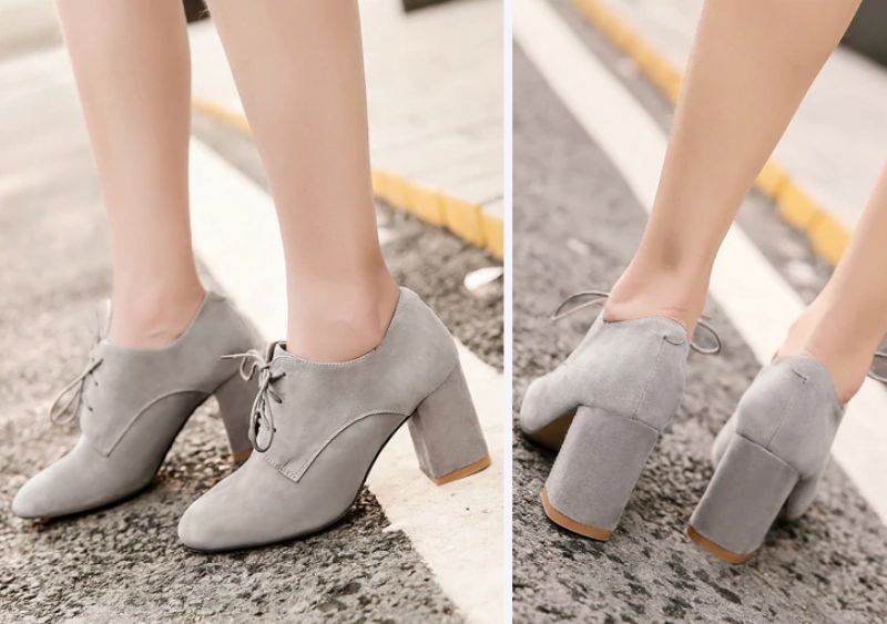 Buty Galena Do Kostek - Zamsz piaskowy