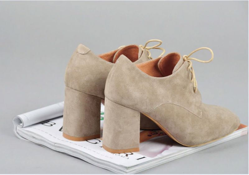 Buty Galena Do Kostek - Zamsz piaskowy