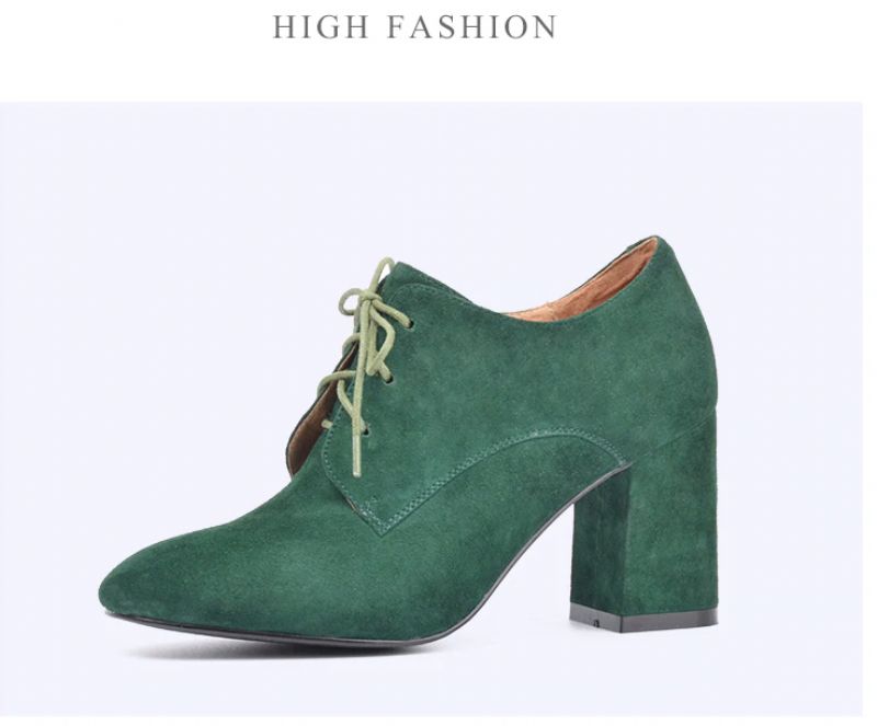Buty Galena Do Kostek - Zamsz piaskowy