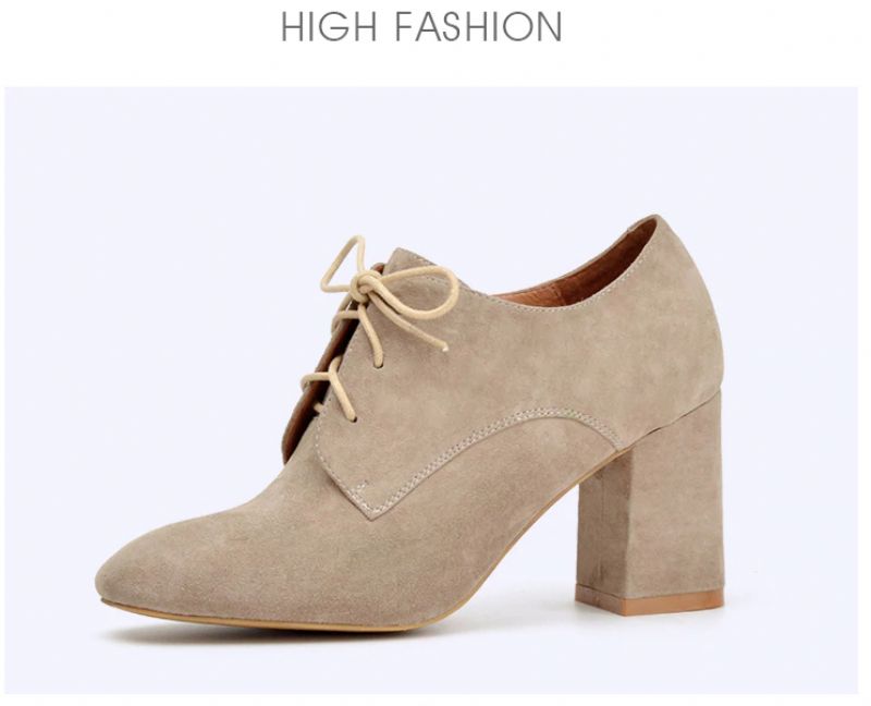 Buty Galena Do Kostek - Zamsz piaskowy