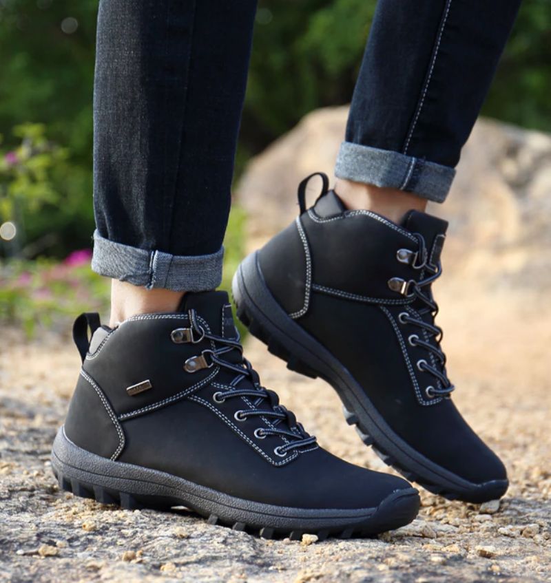 Buty Komfortowe Męskie Dallas - Kawowe