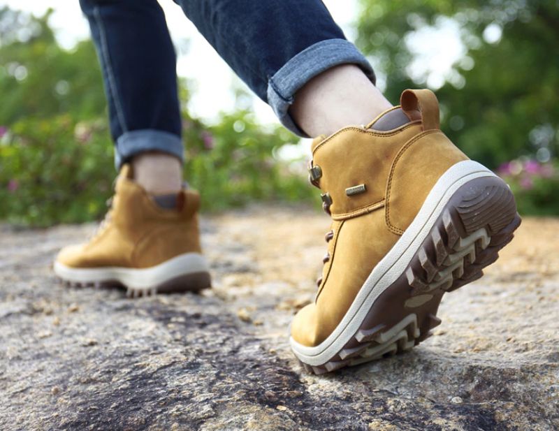 Buty Komfortowe Męskie Dallas - Kawowe