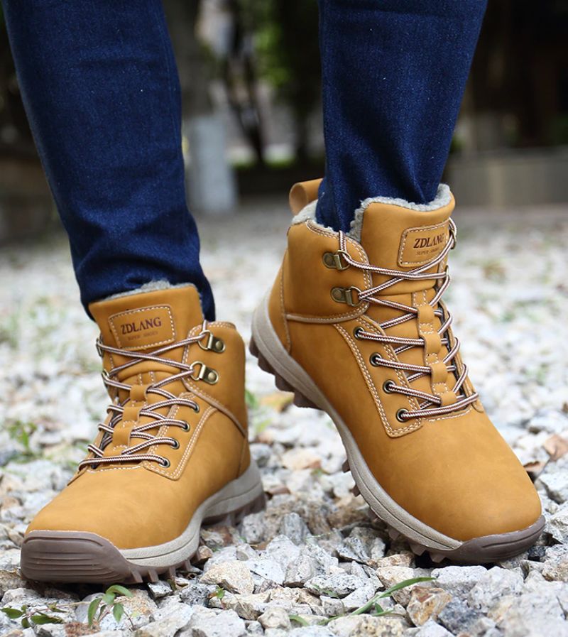 Buty Komfortowe Męskie Dallas - Kawowe