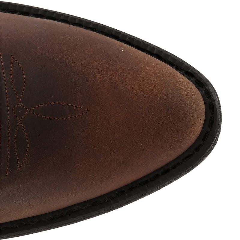 Buty Kowbojskie Męskie Macfly - Brązowy
