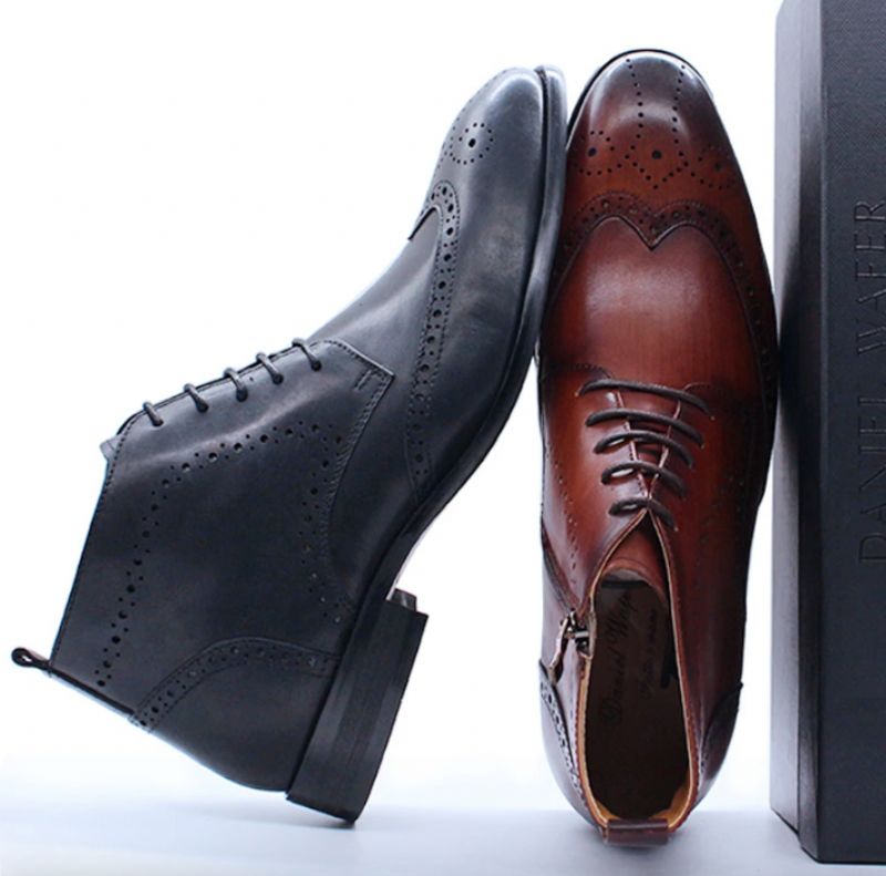 Buty Męskie Cash - Brązowy