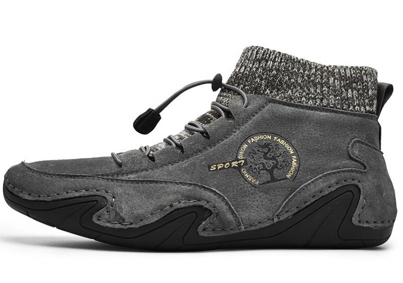 Buty Męskie Casualowe Adolfo - Szary