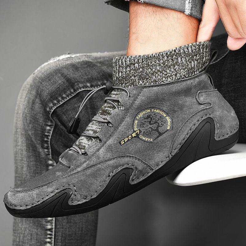 Buty Męskie Casualowe Adolfo - Szary