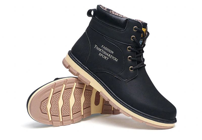 Buty Męskie Lancelot - Czarny bez Fiur