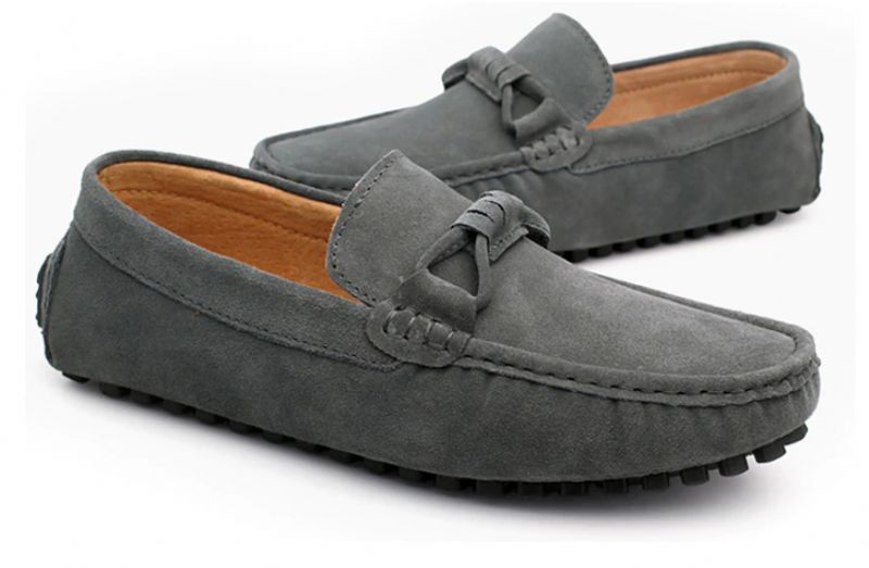 Buty Męskie Orazio Loafers - Szary