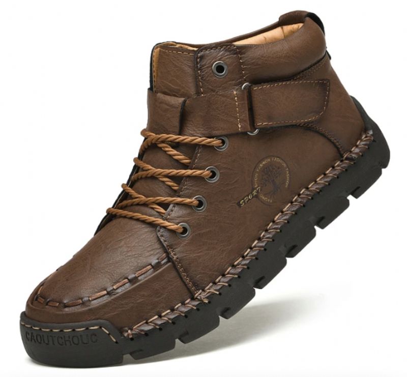 Buty Męskie Rachely - Bez futra Brązowy