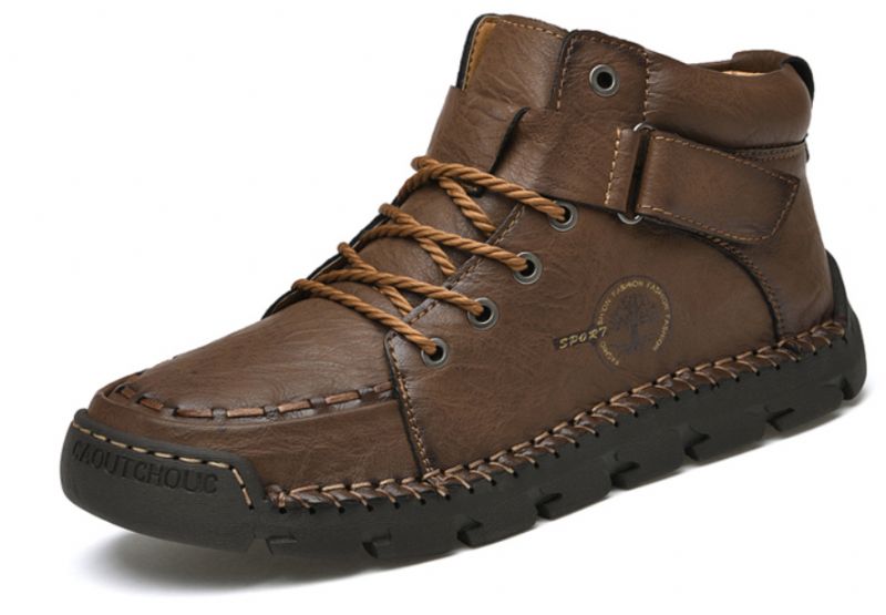 Buty Męskie Rachely - Bez futra Brązowy