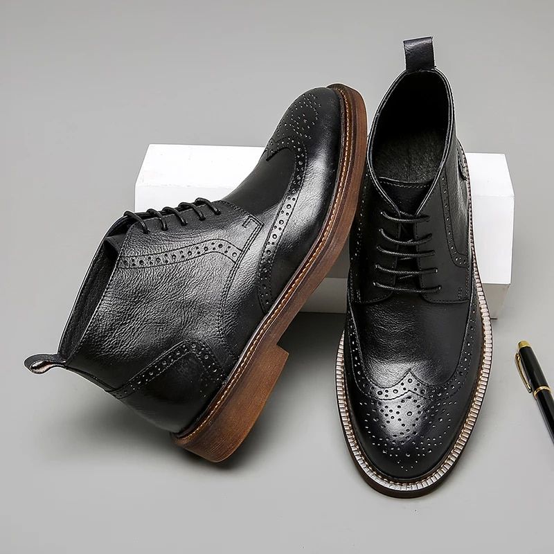 Buty Męskie Raymond Chukka - Brązowy
