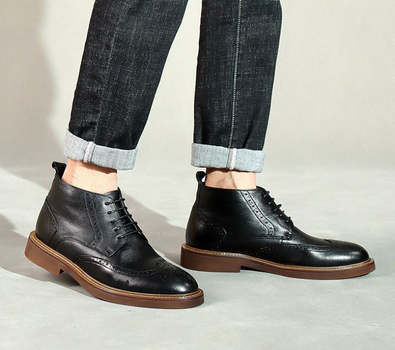 Buty Męskie Raymond Chukka - Brązowy