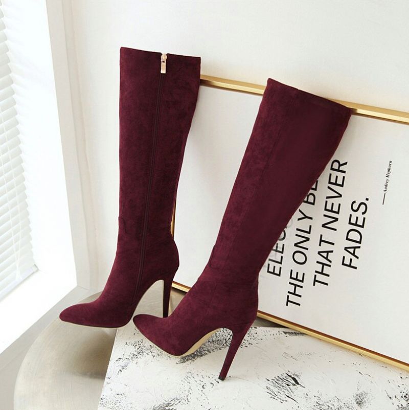 Buty Nurys Do Kolan - Morelowy
