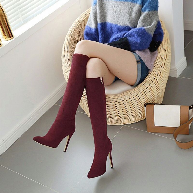 Buty Nurys Do Kolan - Morelowy