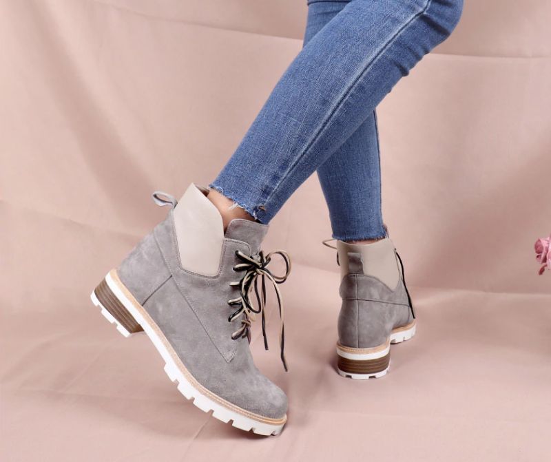 Buty Otilia Do Kostek - Brązowy