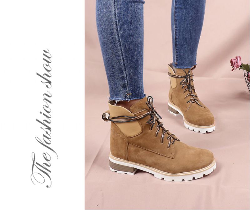 Buty Otilia Do Kostek - Brązowy