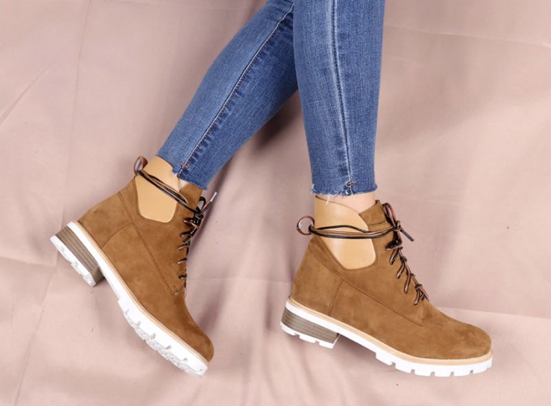 Buty Otilia Do Kostek - Brązowy