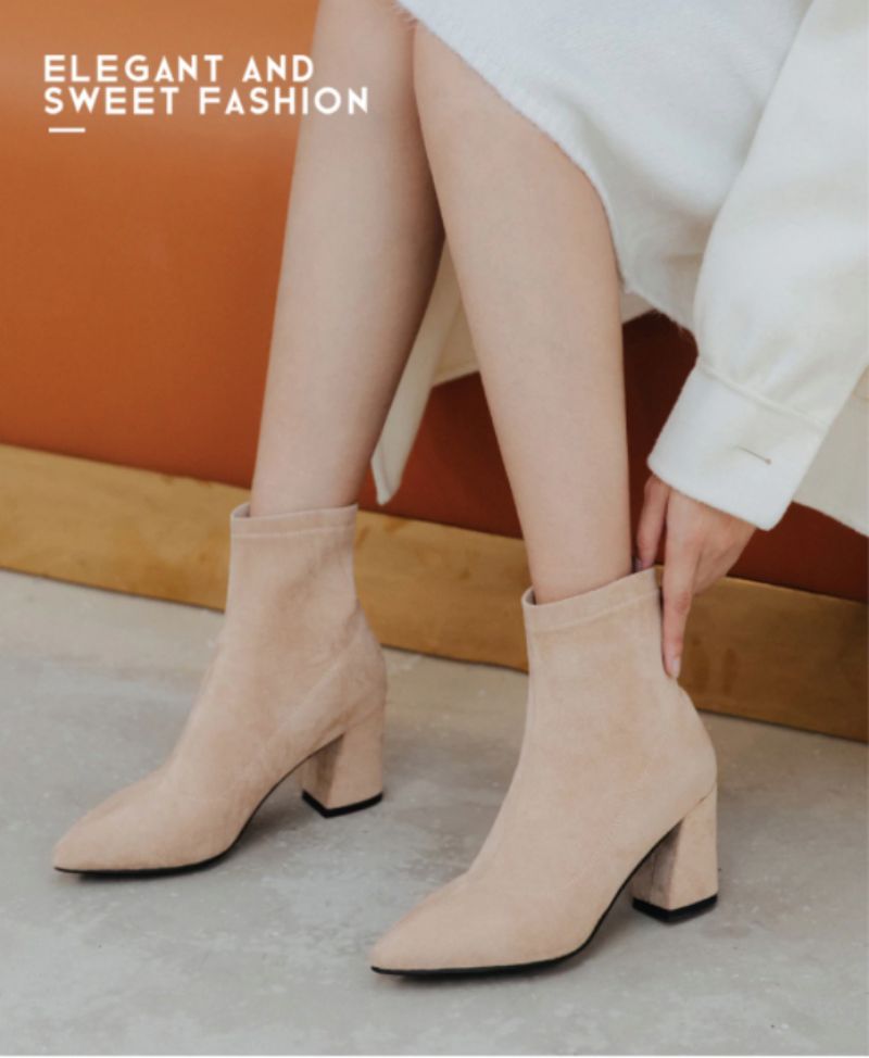 Buty Rudy Do Kostek - Morelowy