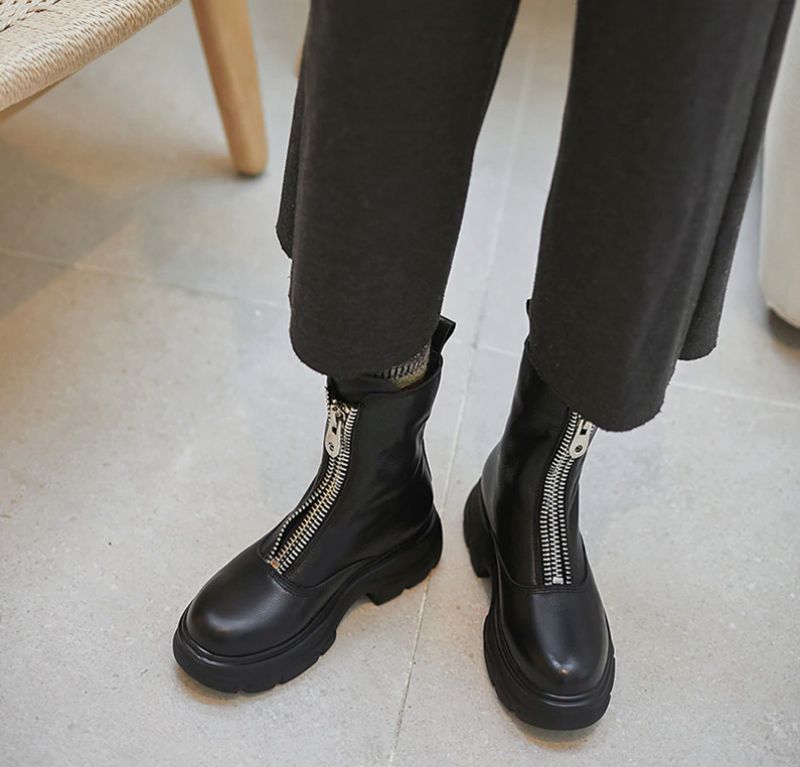 Buty Samaya Do Kostek - Morelowy syntetyczny podszewka