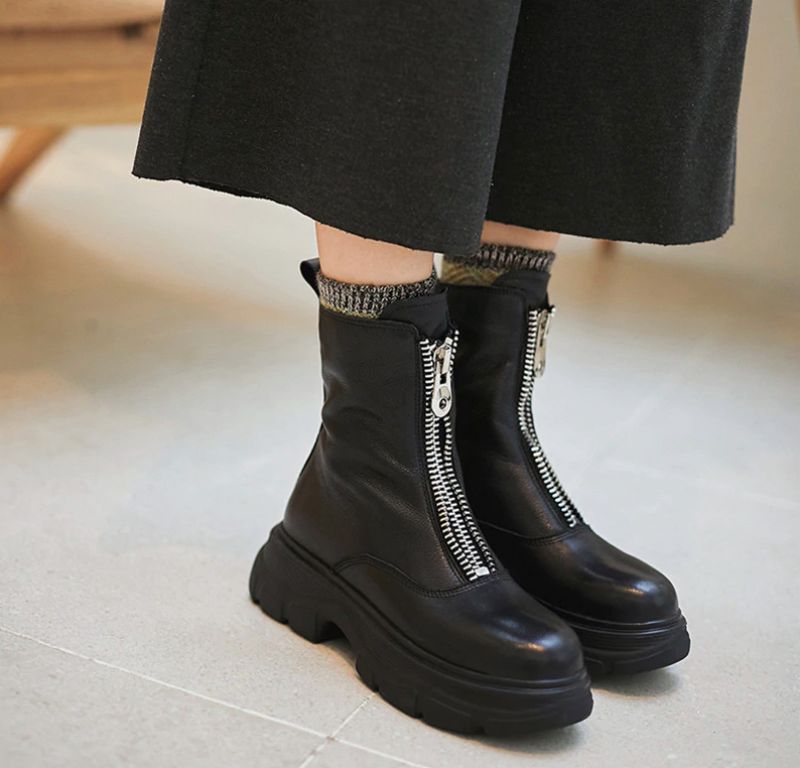 Buty Samaya Do Kostek - Morelowy syntetyczny podszewka