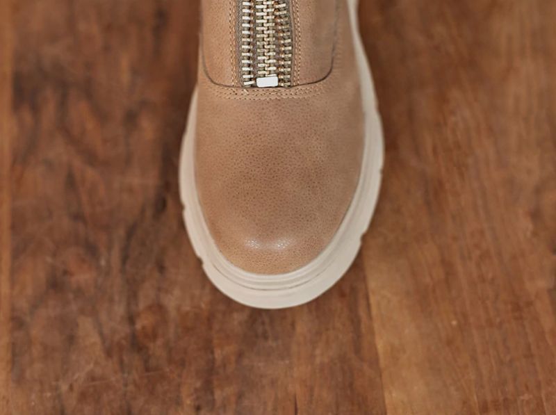 Buty Samaya Do Kostek - Morelowy syntetyczny podszewka