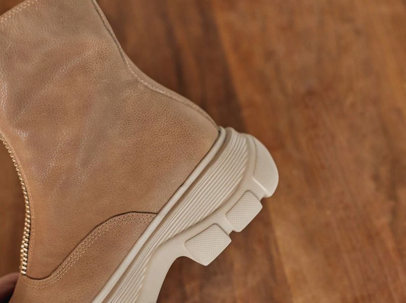 Buty Samaya Do Kostek - Morelowy syntetyczny podszewka