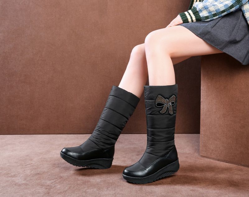 Buty Śnieżne Damskie Mayorly - Czarny