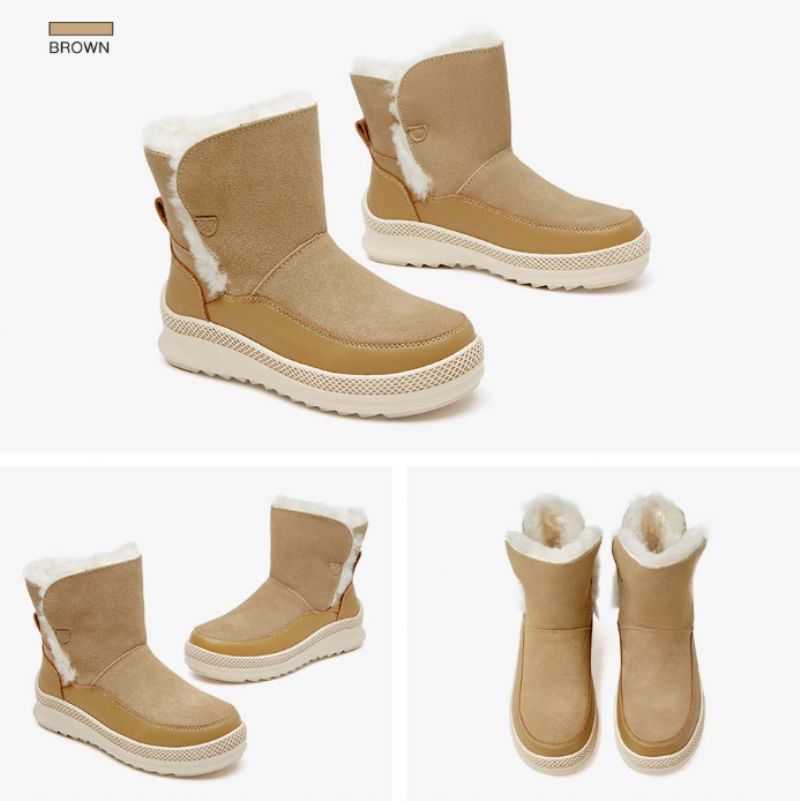 Buty Śnieżne Damskie Oriana - Brązowy