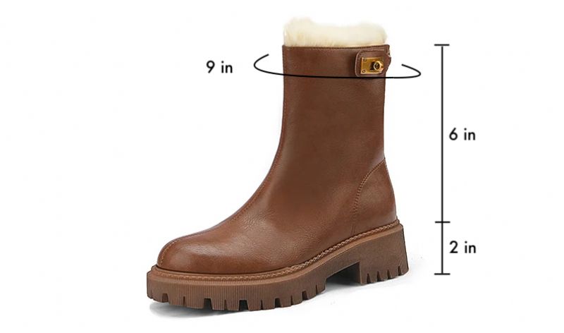 Buty Śnieżne Damskie Rafaela - Brązowy