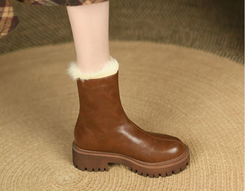 Buty Śnieżne Damskie Rafaela - Brązowy
