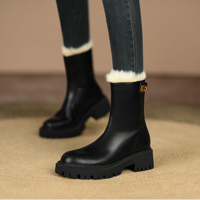 Buty Śnieżne Damskie Rafaela - Brązowy