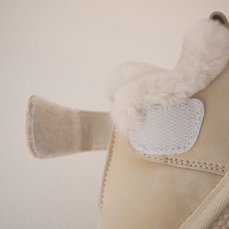Buty Śnieżne Dla Chłopców Timmy Baby - Beżowe Futro