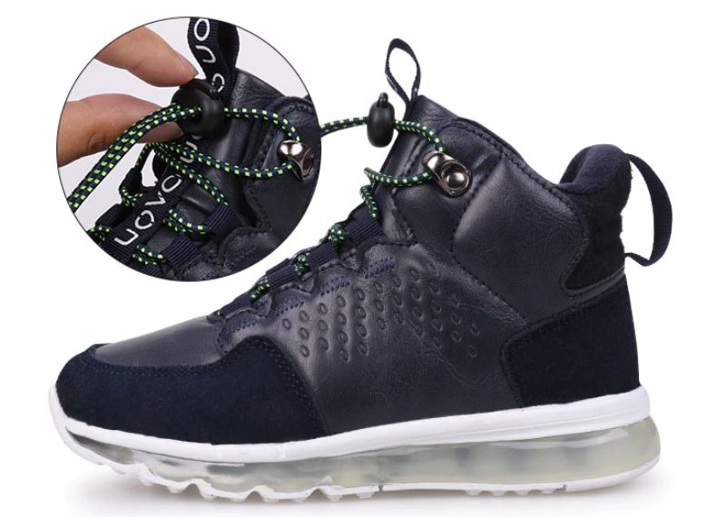 Buty Sportowe Alex Dla Chłopców Casual - Niebieski Futro