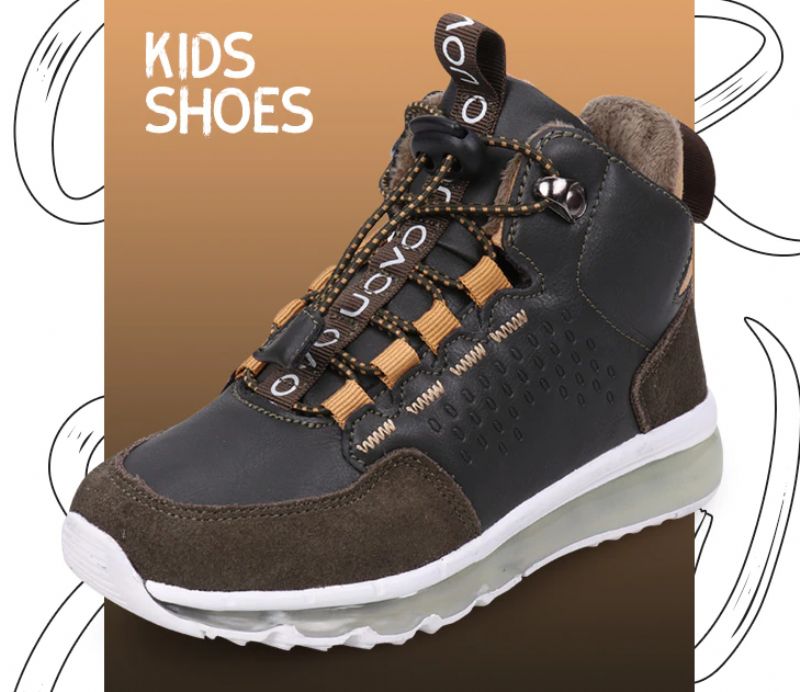 Buty Sportowe Alex Dla Chłopców Casual - Niebieski Futro