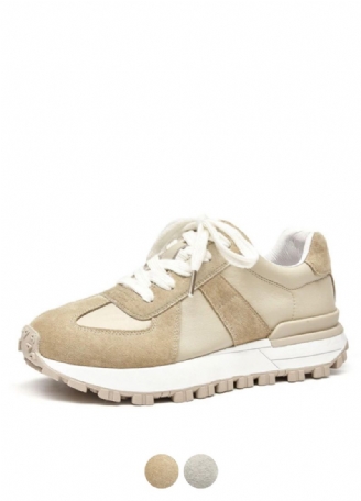 Buty Sportowe Damskie Panina Flat Leather Platform Sneaker