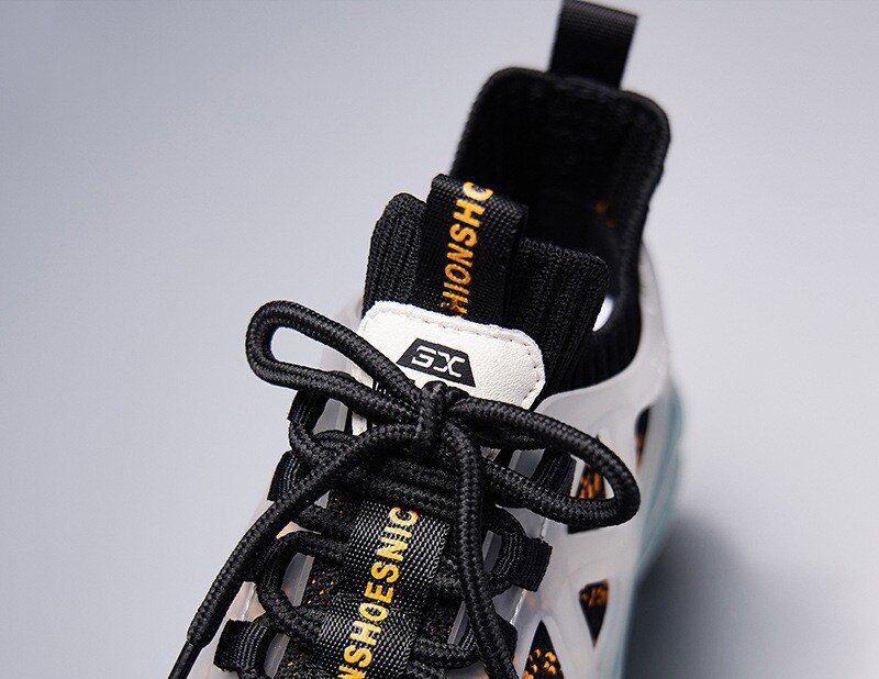 Buty Sportowe Emane Dla Obu Płci Dziecięce Do Biegania - Czarny