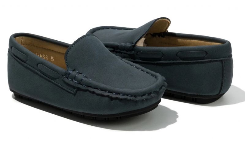 Buty Sportowe Lorris Mokasyny Chłopięce Casualowe - Niebieski