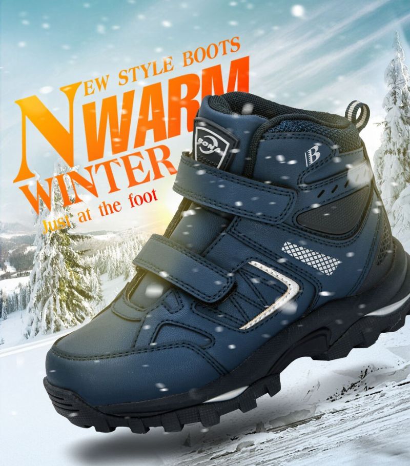 Buty Sportowe Welly Wysoki Top Chłopięcy - Czarny