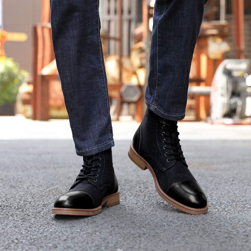 Buty Sznurowane Alex Męskie - Szary