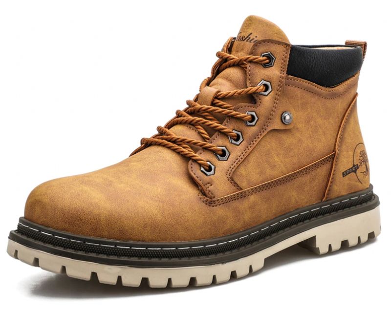 Buty Sznurowane Lenny - Brązowy