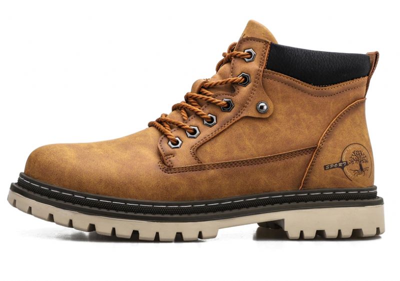 Buty Sznurowane Lenny - Brązowy